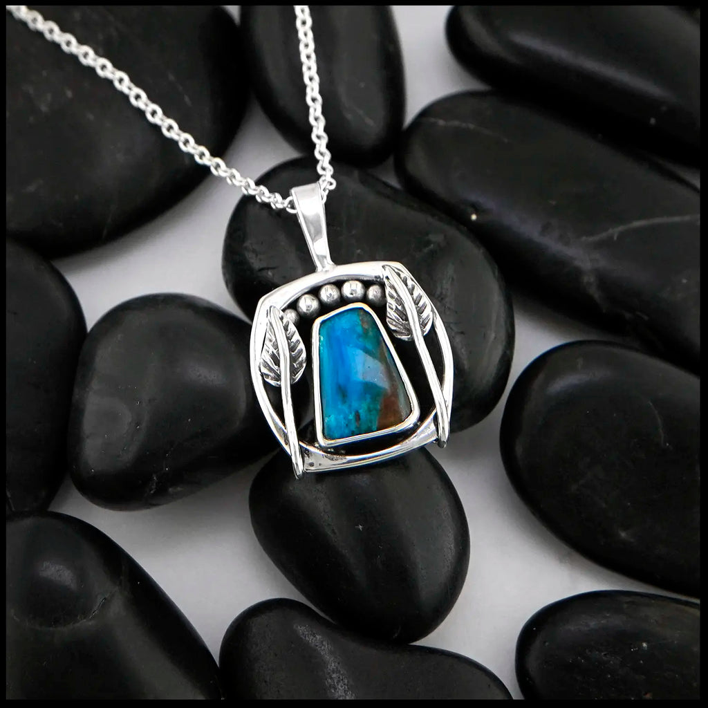 Peruvian Opal Pendant in Sterling silver