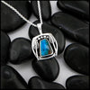 Peruvian Opal Pendant in Sterling silver