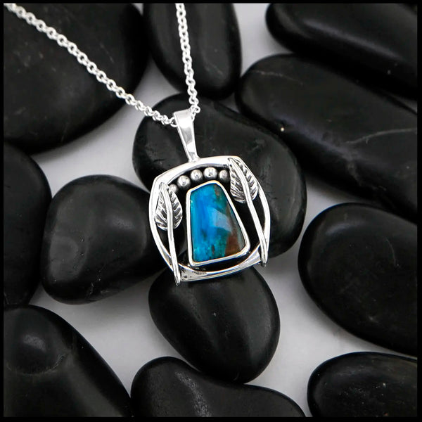 Peruvian Opal Pendant in Sterling silver