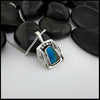 Peruvian Opal Pendant in Sterling silver