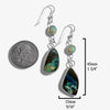 Opal Dream Drop Earrings in Sterling Silver