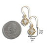 Woven Diamond Set in 14K Gold