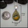 Teardrop Jasper Set in Sterling Silver 45mm xx 22mm