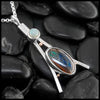 Custom Opal A-Frame Pendant