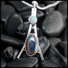 Custom Opal A-Frame Pendant
