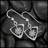 Daisy Drop Earrings in Sterling Silver