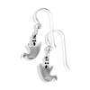 Ghost Drop Earrings in Silver