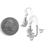 Ghost Drop Earrings in Silver