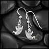 Ghost Drop Earrings in Silver