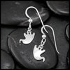 Ghost Drop Earrings in Silver