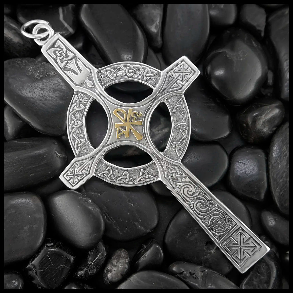 Sterling Silver Ardagh Pectoral Cross Pendant
