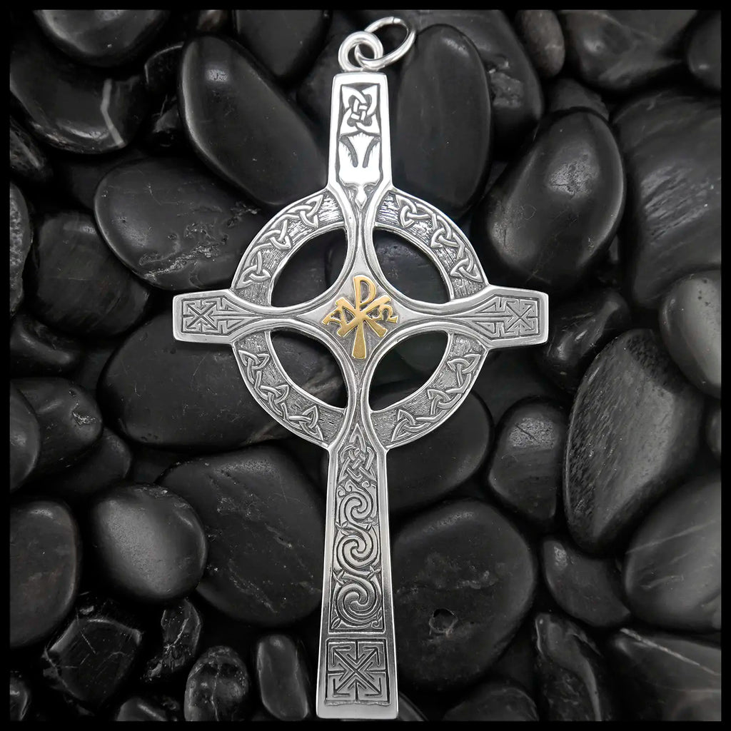 Sterling Silver Ardagh Pectoral Cross Pendant
