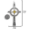 Sterling Silver Ardagh Pectoral Cross Pendant