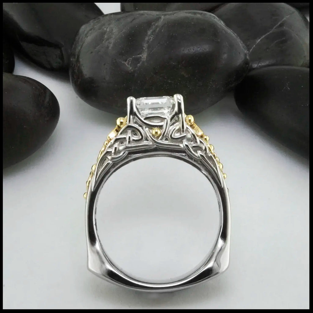 2.51Ct Lab Diamond in 14K White Gold and 18K Yellow Gold
