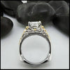2.51Ct Lab Diamond in 14K White Gold and 18K Yellow Gold
