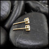 1/4 Carat Lab Diamond Post Earrings in 14K Yellow Gold