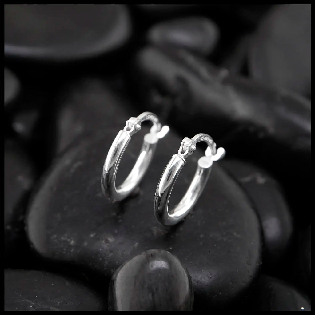 Sterling Silver Hoop Earrings