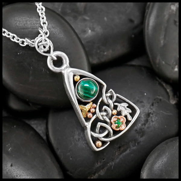 Custom Lucky Malachite Pendant