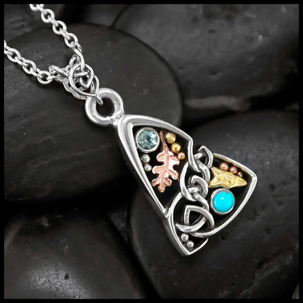 Custom Sleeping Beauty Turquoise Pendant