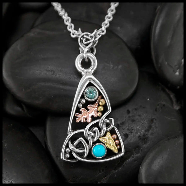 Custom Sleeping Beauty Turquoise Pendant