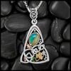 Peruvian Opal and Emerald Custom Pendant