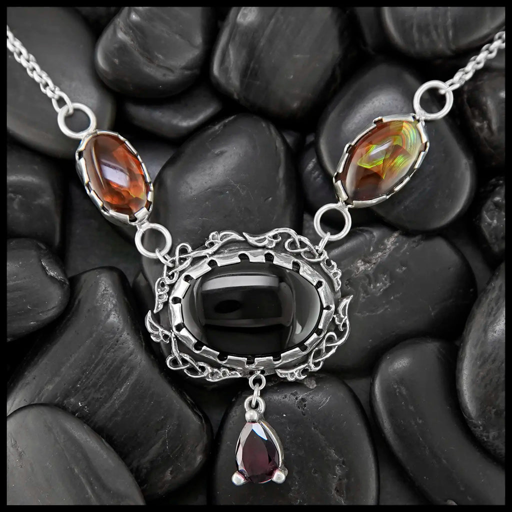 Midnight Dream Necklace in Sterling Silver