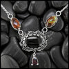 Midnight Dream Necklace in Sterling Silver