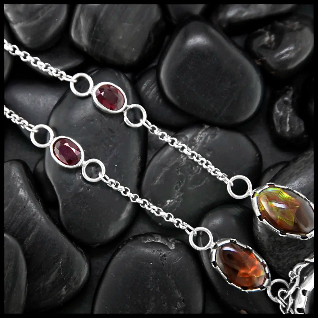 Midnight Dream Necklace in Sterling Silver