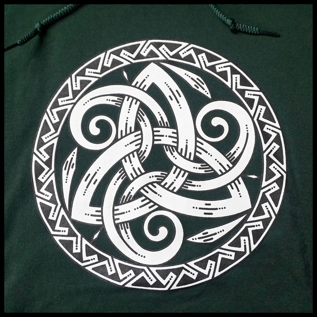 Triquetra Hoodie by Walker Metalsmiths Front