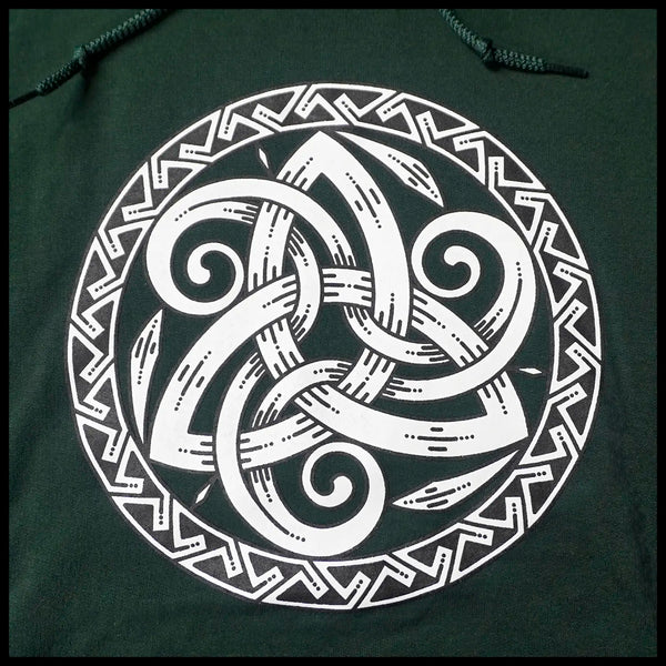 Triquetra Hoodie by Walker Metalsmiths Front