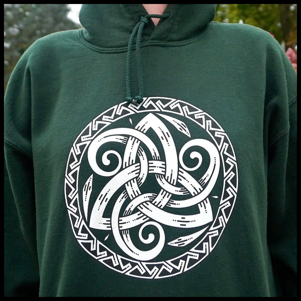 Triquetra Hoodie by Walker Metalsmiths