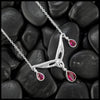 Trinity Tear Drop Necklace