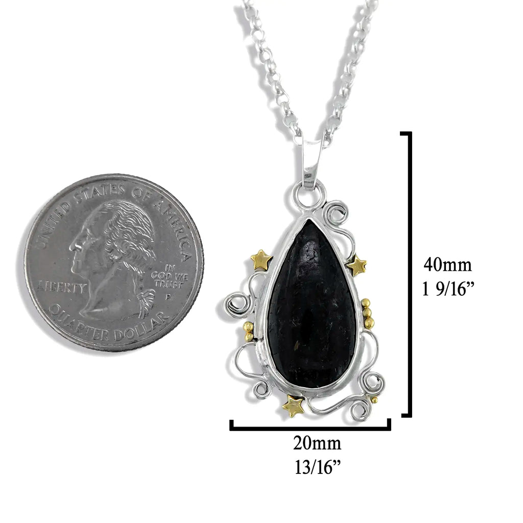 Nuumite Star Pendant