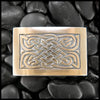 Limited Edition St. Andrew's Knot Belt Buckle in White Brass