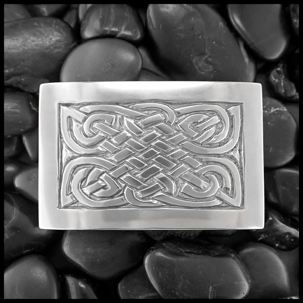 St. Andrew Knot Belt Buckle in Sterling Silver