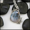 Dendritic Quartz Pendant set in Sterling Silver 