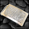 Limited Edition St. Andrew's Knot Belt Buckle in White Brass