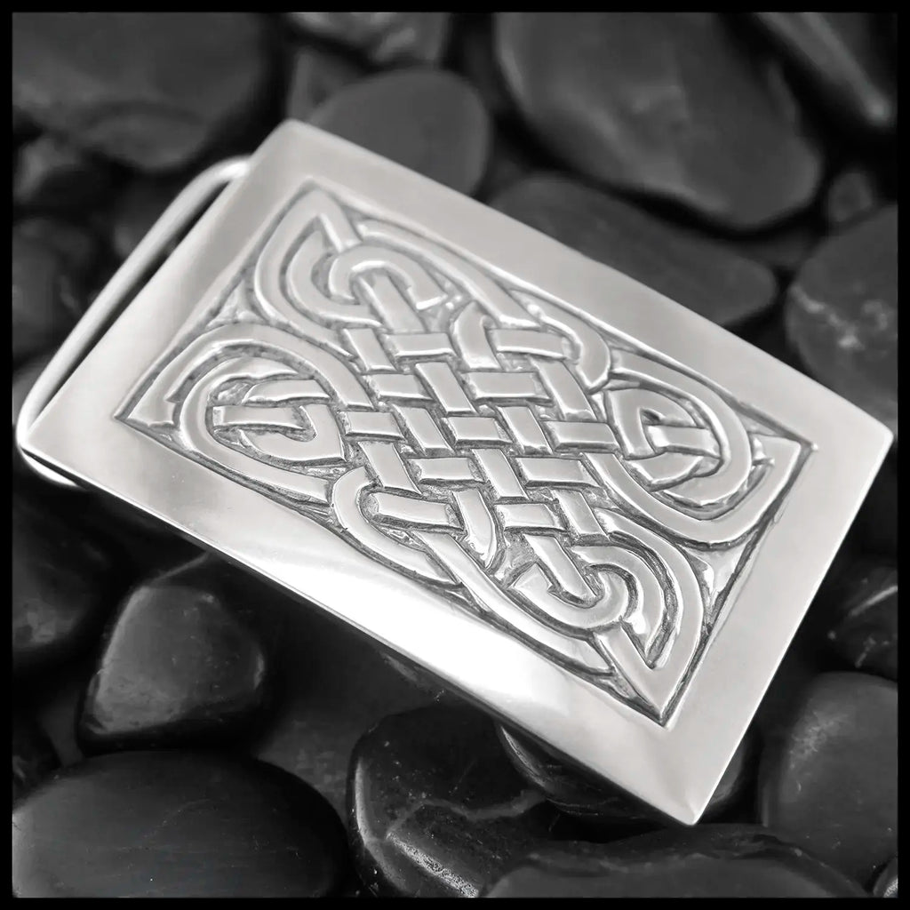 St. Andrew Knot Belt Buckle in Sterling Silver