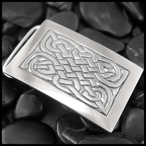 St. Andrew Knot Belt Buckle in Sterling Silver