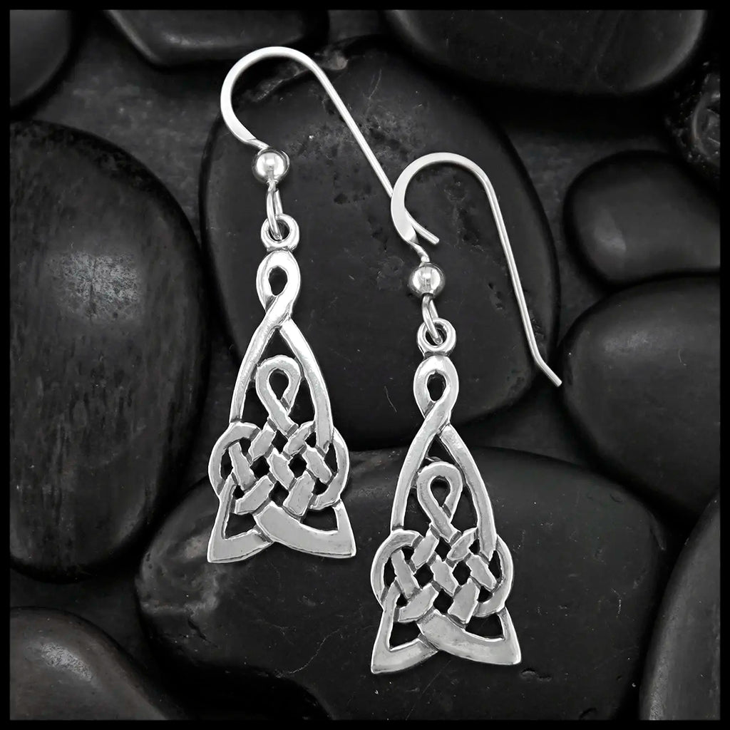 Mother's Knot Drop Earrings
