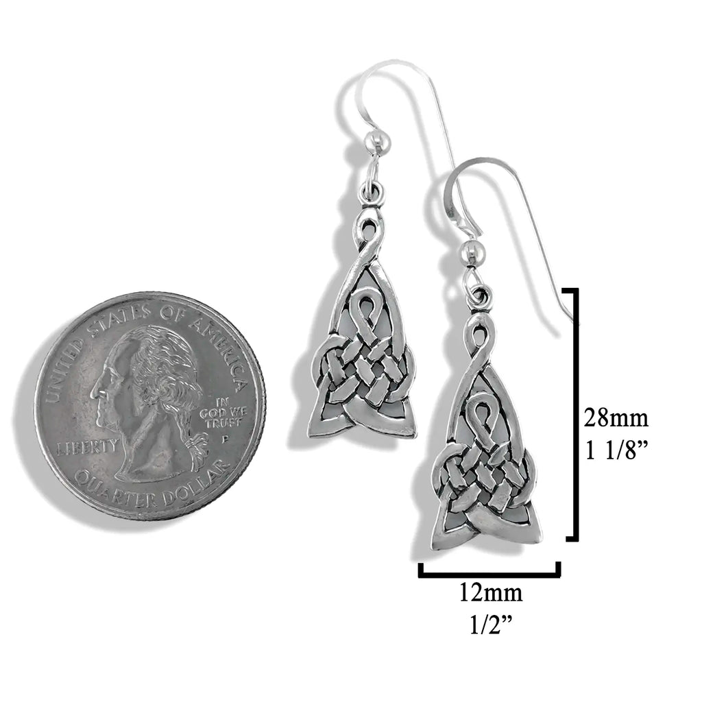 Mother's Knot Drop Earrings