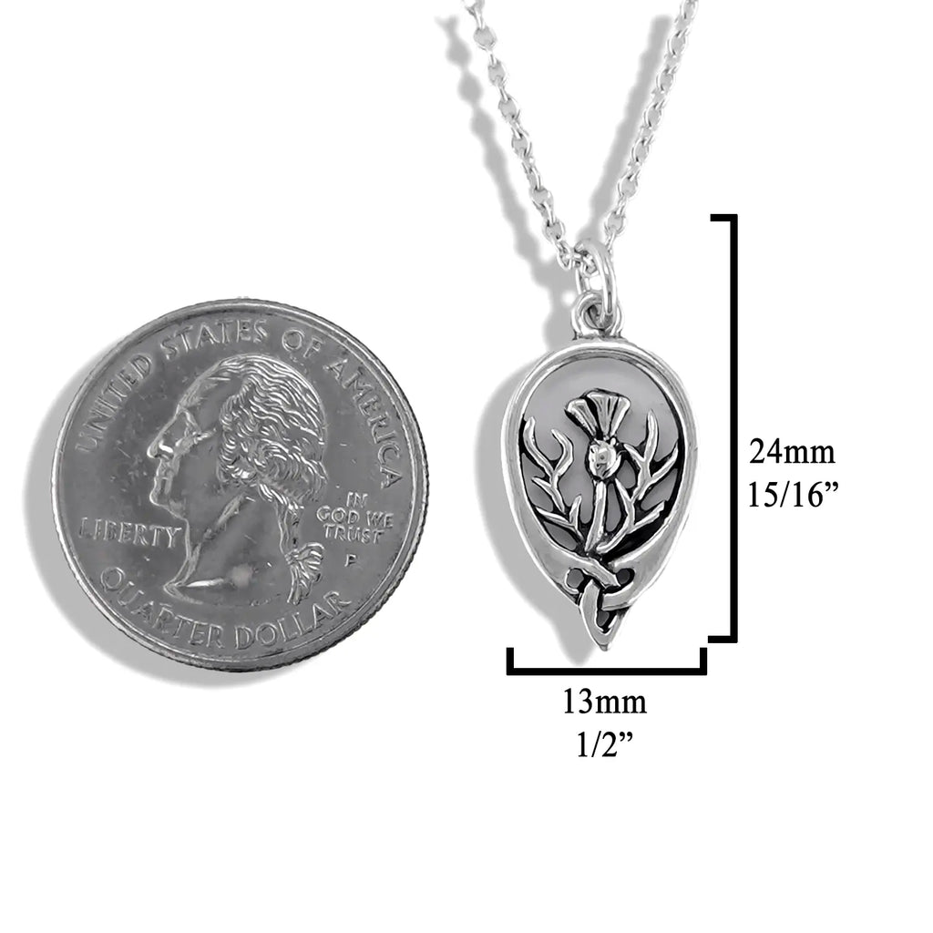 Scottish Thistle Pendant