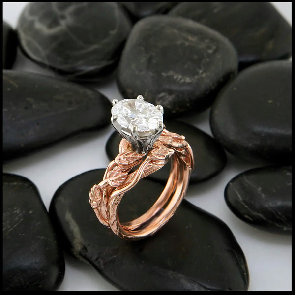 Lab Grown Diamond set in 14K Rose Gold