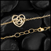 Robin's Heart Chain Bracelet in 14K Gold