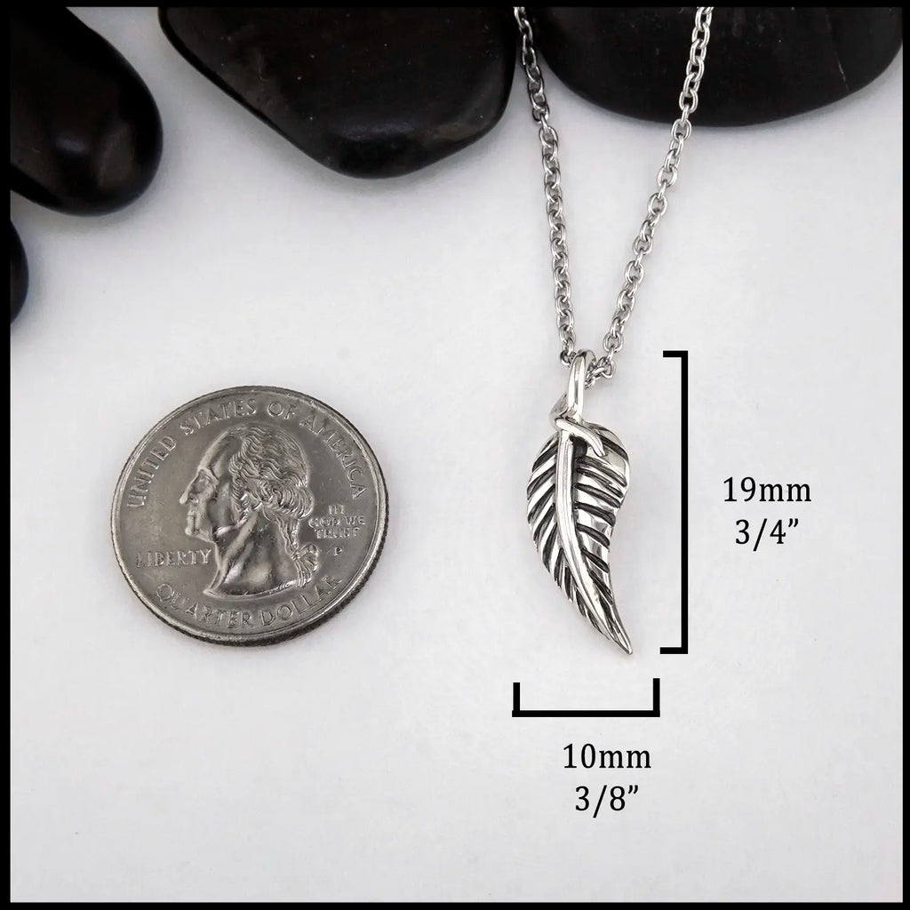 Sterling Silver Leaf Pendant
19mm x 10mm