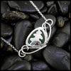 Bloodstone Forest Pendant in Sterling Silver