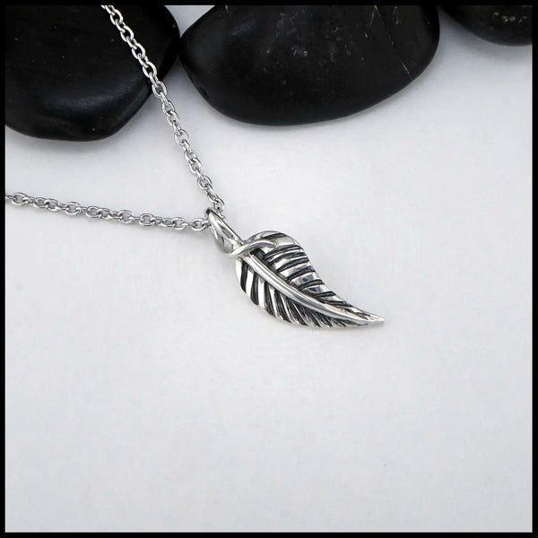 Sterling Silver Leaf Pendant
