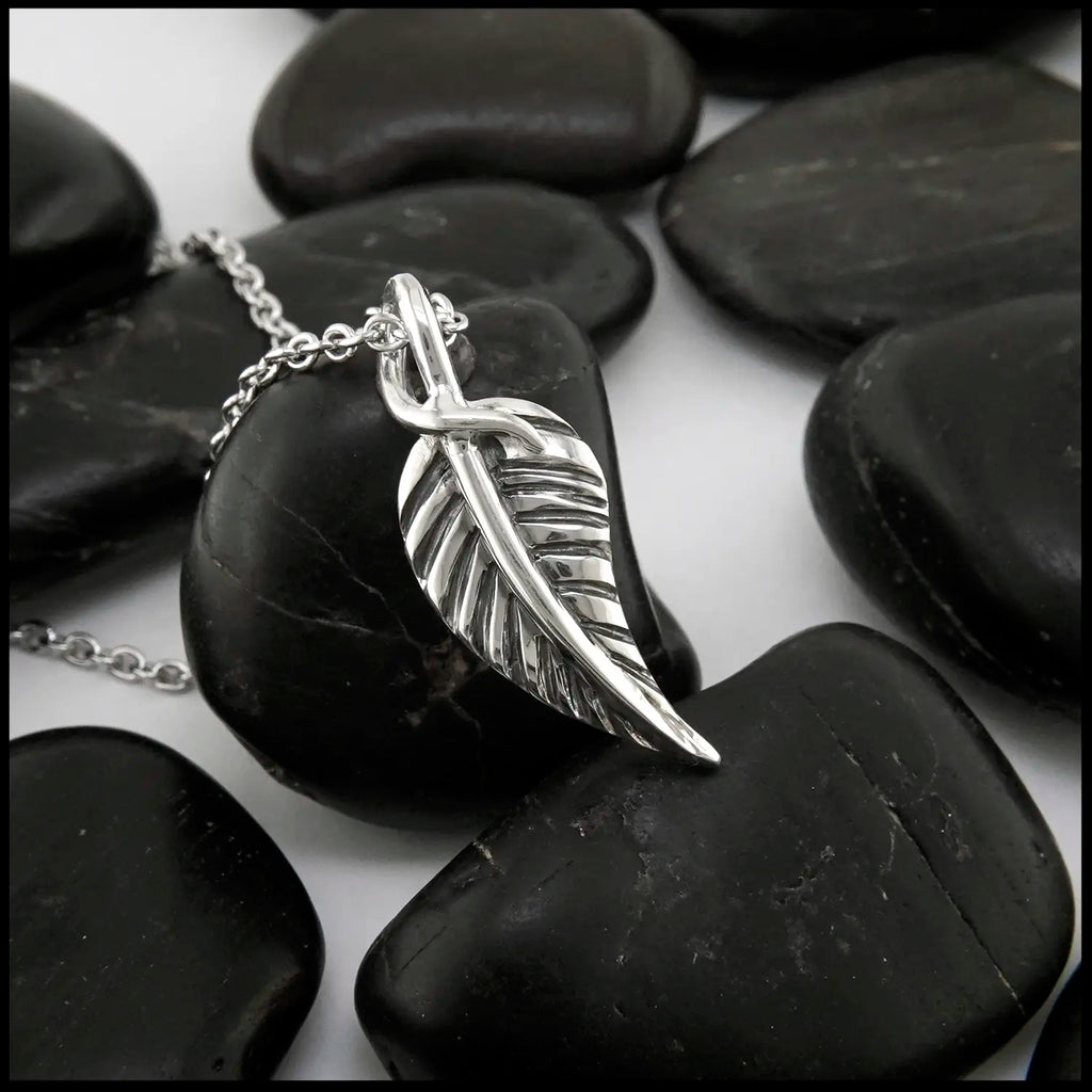 Sterling Silver Leaf Pendant