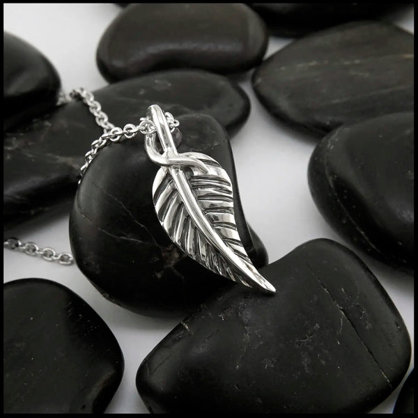 Sterling Silver Leaf Pendant