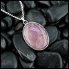 Dyed Rose Quartz set in Sterling Silver
